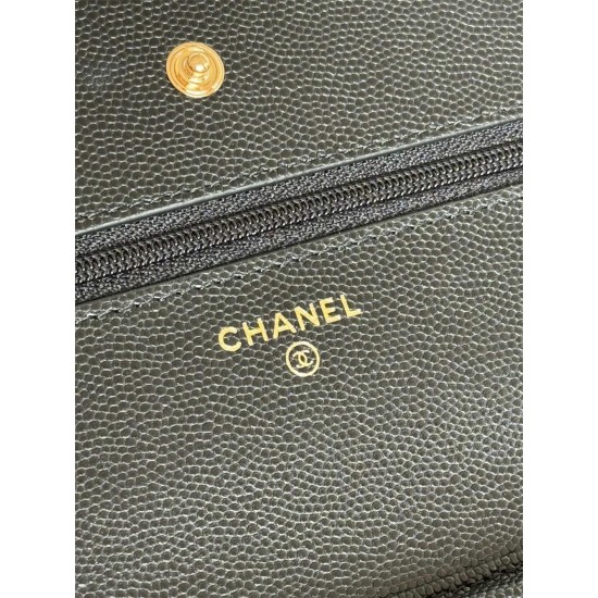 Chanel Caviar Classic Entry-Level WoC (Snap Closure)