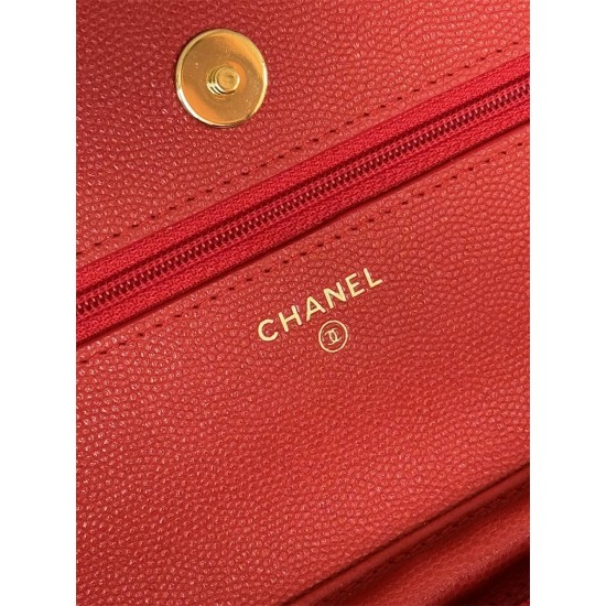 Chanel Caviar Classic Entry-Level WoC (Magnetic Clasp)