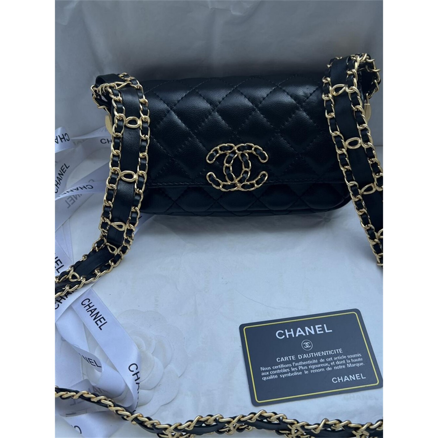 Chanel 23k Autumn/Winter New Wide Shoulder Strap Bag