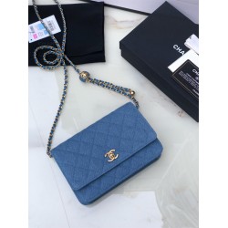 Chanel Latest Small Gold Ball WOC Style Handbag